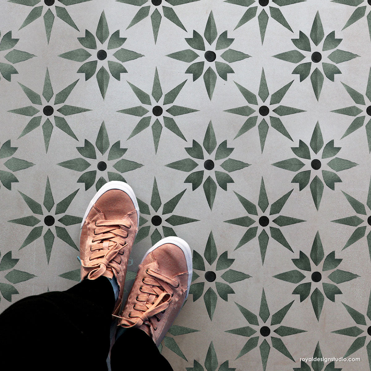 Starz Tile Stencil