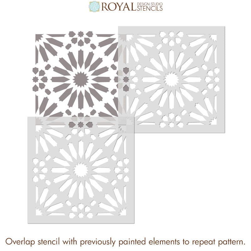 Baraka Tile Stencil