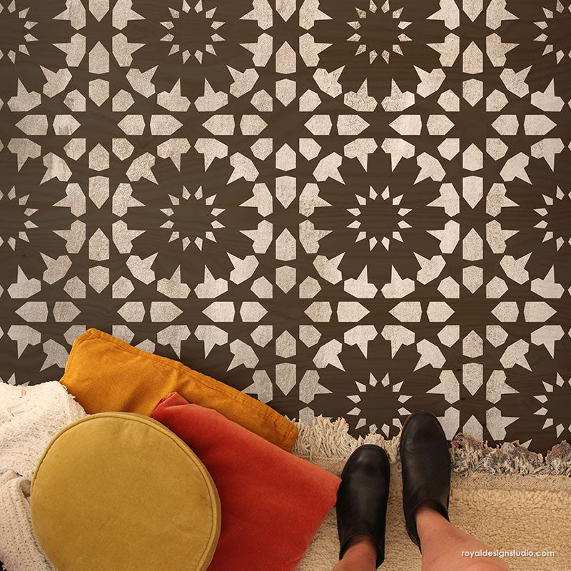 Marhaba Moroccan Tile Stencil