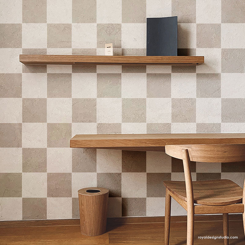 Check It Out Tile Stencil