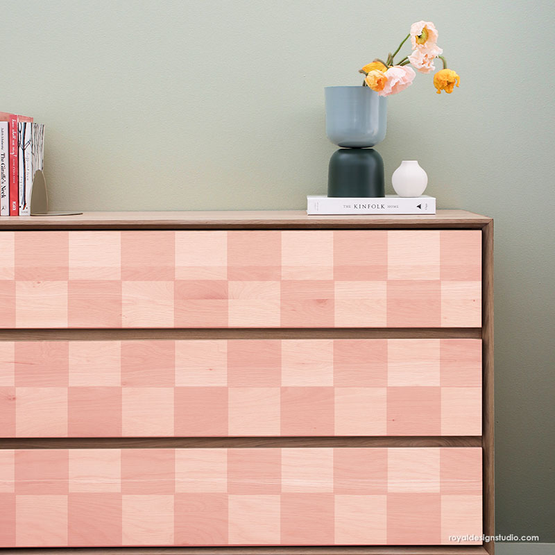 Check It Out Tile Stencil