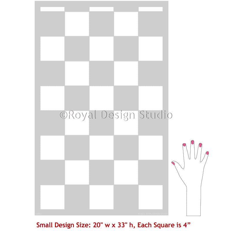 Check It Out Tile Stencil
