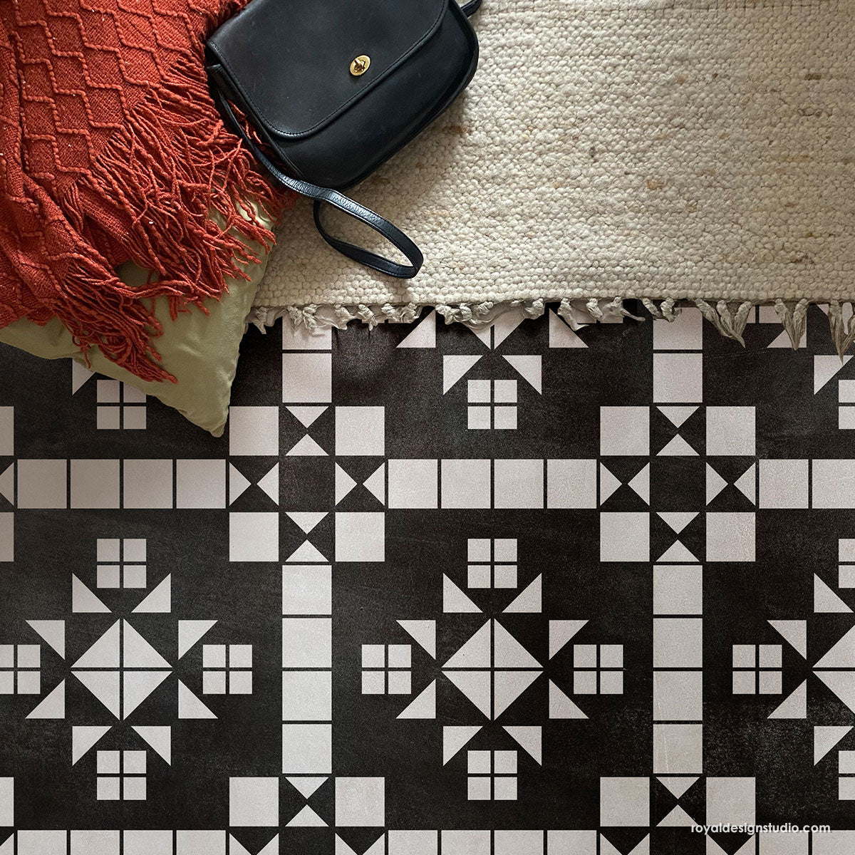 Chelsea Mosaic Floor Tile Large