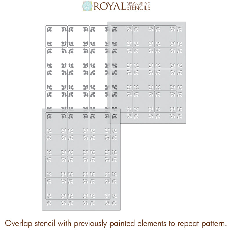 Carmen Tile Stencil