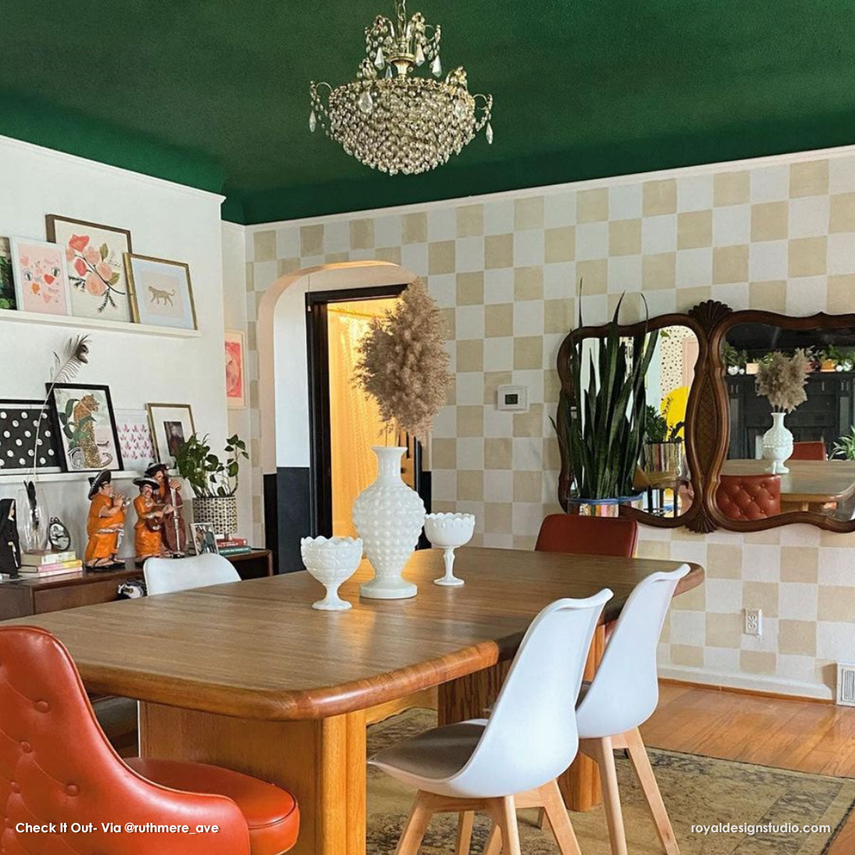 Check It Out Tile Stencil