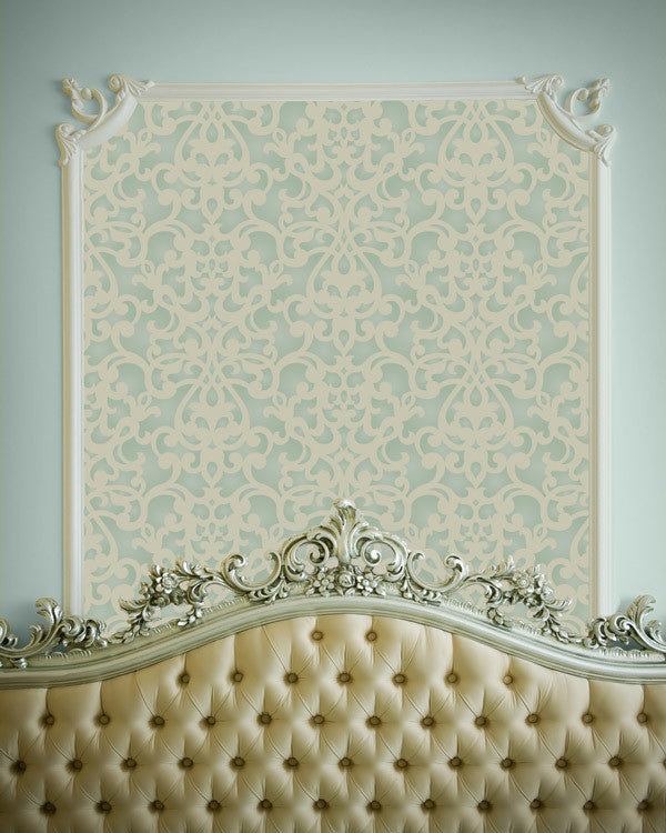Donatella Damask Wall Stencil