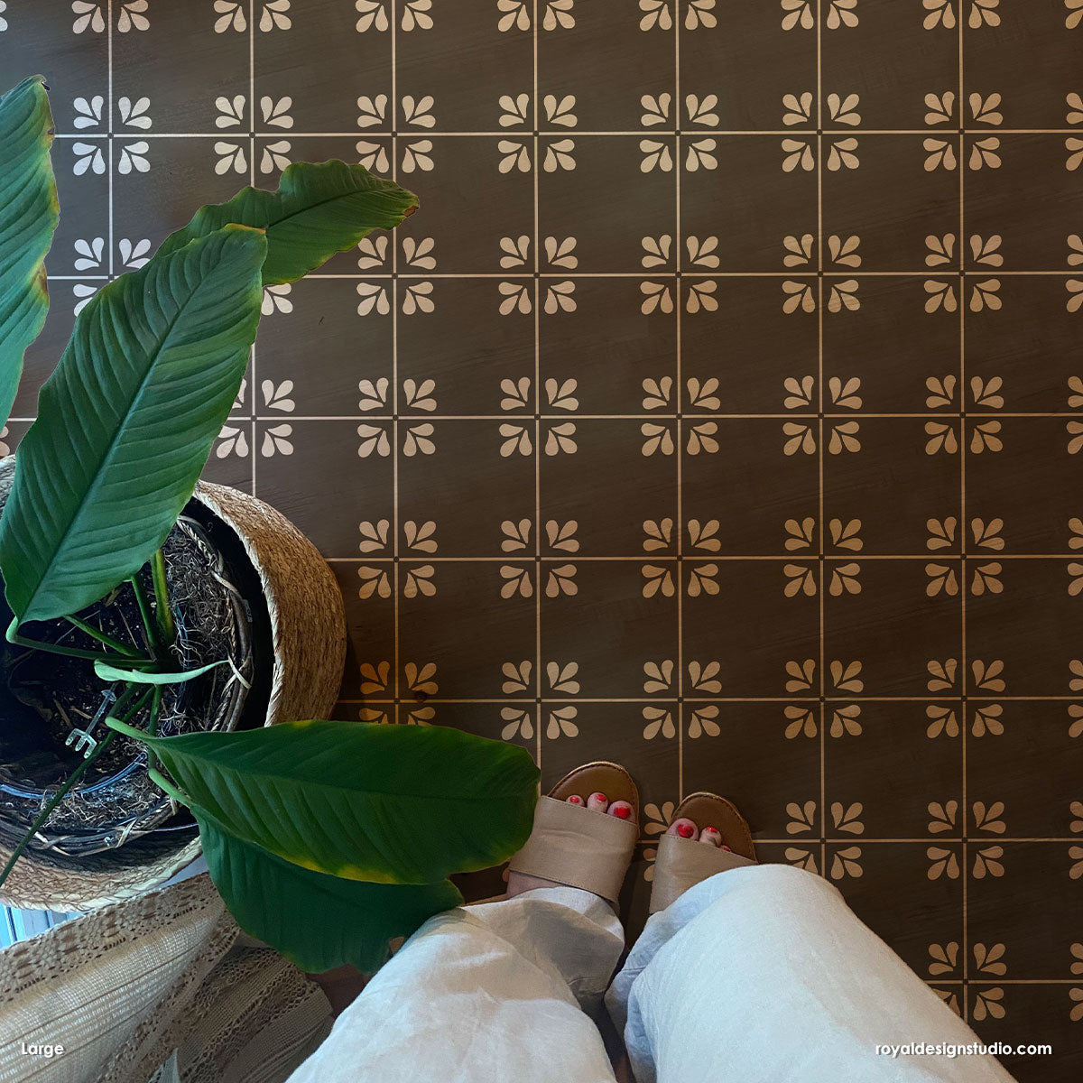 Carmen Tile Stencil