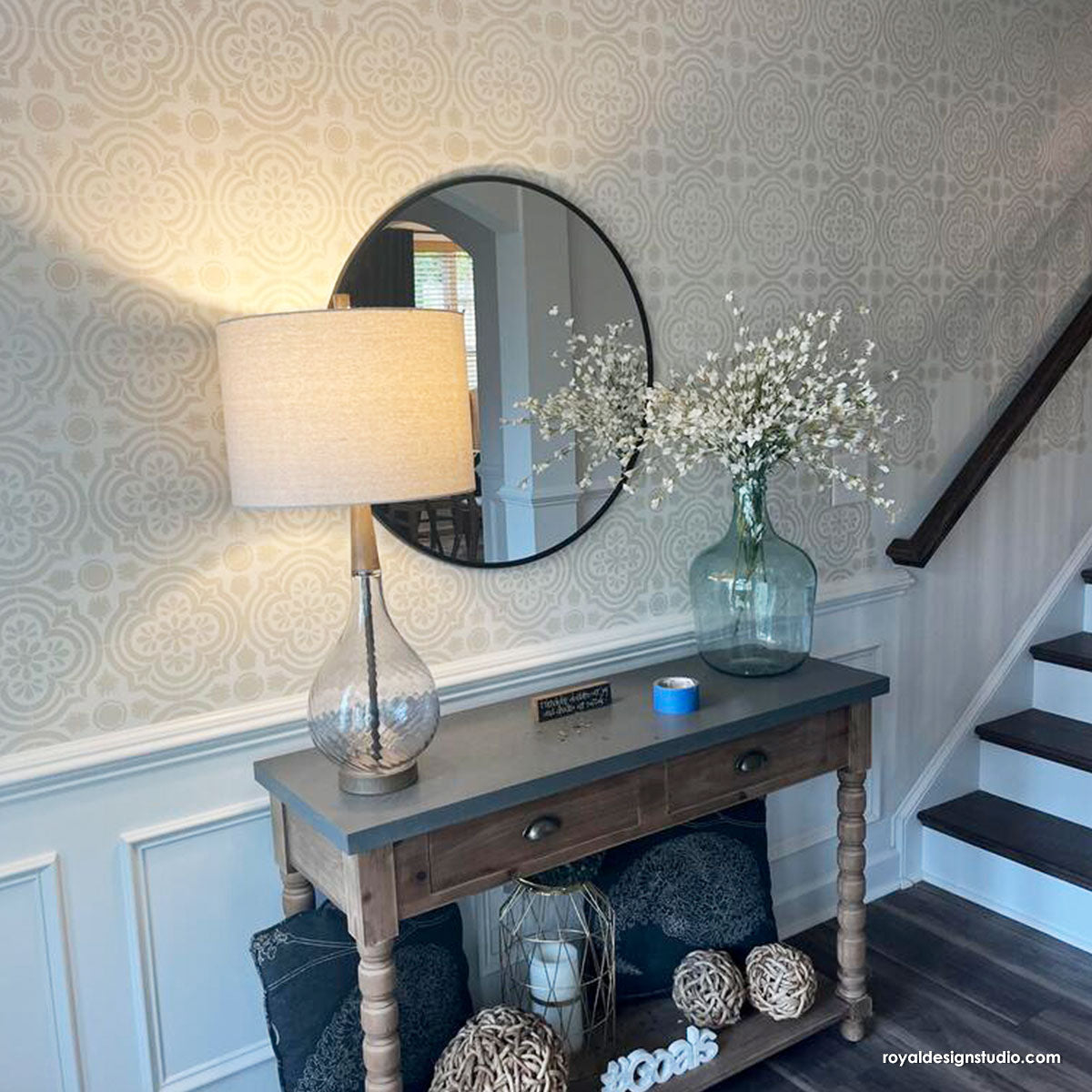 Havana Tile Allover Stencil