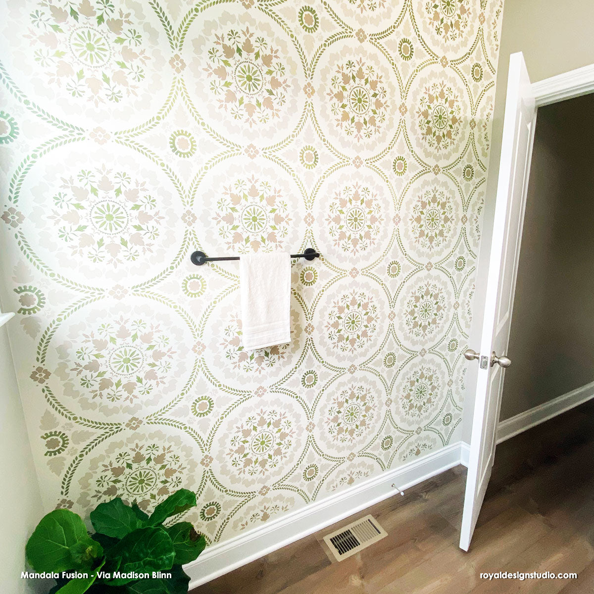 Mandala Fusion Tile Stencil